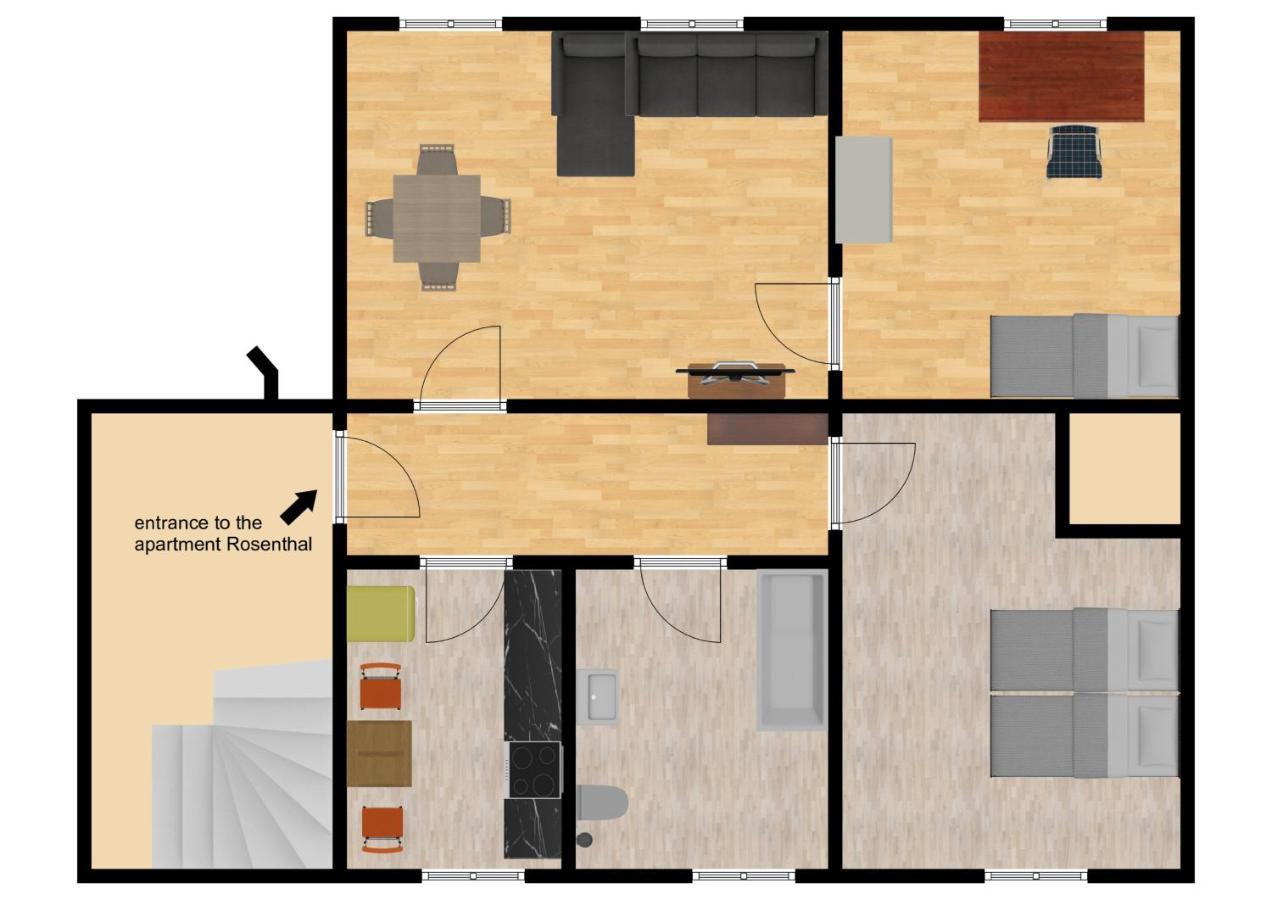 몬샤우 Haus Barkhausen 아파트 외부 사진